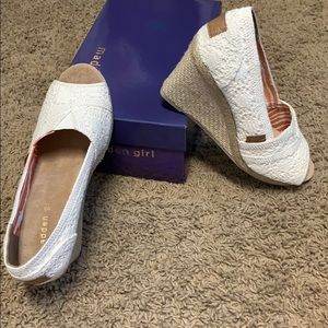 Madden Girl wedge espadrilles size 9